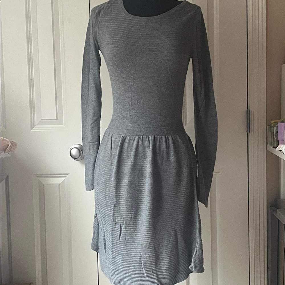 Merona Gray Long Sleeve Dress